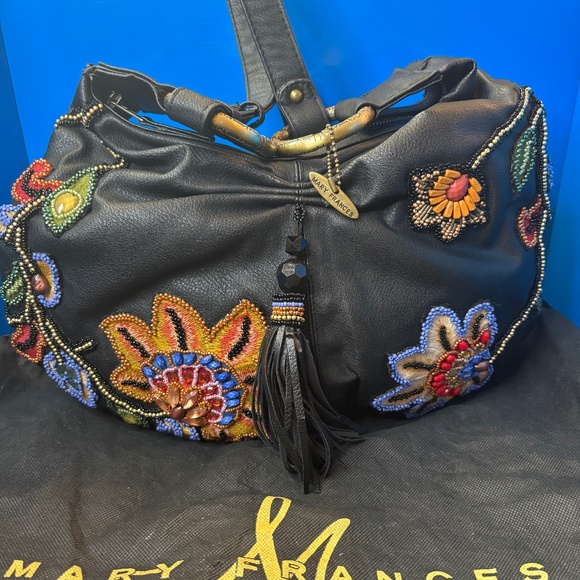 Vintage Mary Frances Beaded Shoulder Bag Purse - Picture 1 of 10